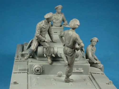 MA35191 1/35 de la tripulación del Tanque alemán (Francia 1940) Cinco cuerpos Que entran en plástico