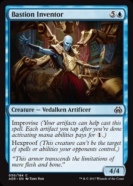 Magic The Gathering - Bastion Inventor Inventore Del Baluardo - Aether Revolt