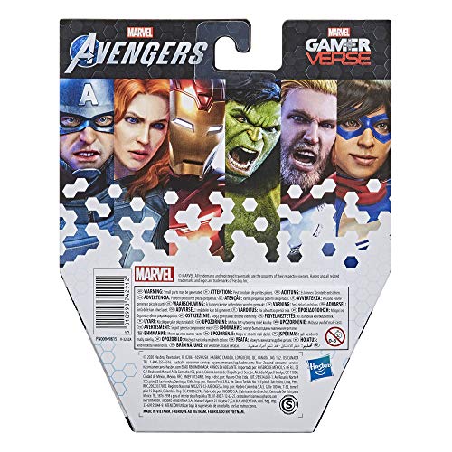 Marvel-Hasbro Gamerverse-Figura de acción de 6 Pulgadas, diseño de Capitán América Inspirado en el Juramento de Videojuegos, Edades de 4 años en adelante F0279