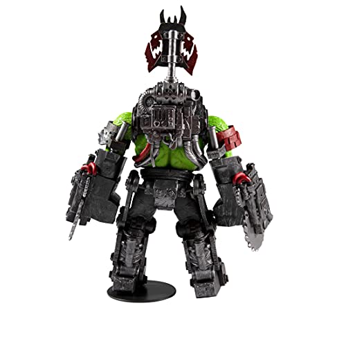 McFarlane TM11978 Warhammer 40000 MEGAFIG-ORK MEGANOB con Sierra de zumbido, Multicolor