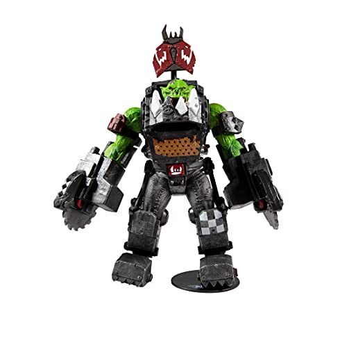 McFarlane TM11978 Warhammer 40000 MEGAFIG-ORK MEGANOB con Sierra de zumbido, Multicolor