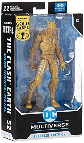 McFarlane Toys - DC Multiverse Gold Label - Figura de la Muerte Roja The Flash Earth-22