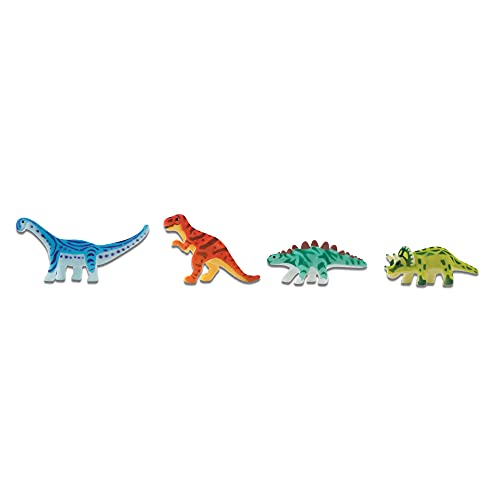 Melissa & Doug Prehistoric Playground - Alfombra de actividad de dinosaurios (99 x 91,4 cm, embalaje abreviado)