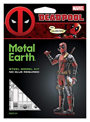 METAL EARTH MAQUETA / PUZZLE 3D De metal. - MARVEL DEADPOOL - Monta tus modelos favoritos en casa. (MMS326)