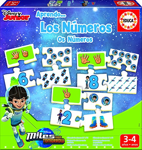 Miles del Futuro - Los números, Juego de asociación (Educa Borrás 16849)