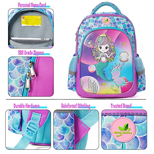 Mochila Escolar para niñas y niños Mochila Grande de Dibujos Animados Mochila