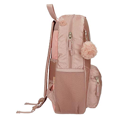 Mochila Pepe Jeans Celia, Rosa, 30 x 40 x 13 cm