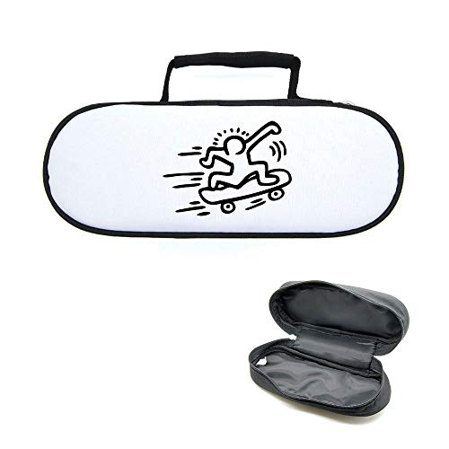 Mygoodprice Caja Funda para Bolas de Petanca Stickman Skate