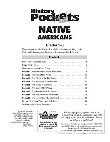 Native Americans Grade 1-3 (History Pockets)