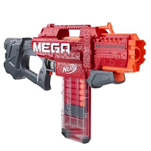 Nerf Motostryke motorizada Incluye Mega y Cargador de 10 Dardos de Clip, niños, jóvenes y Adultos, Color (Hasbro E6474EU4)