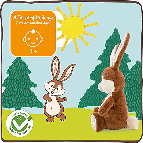 NICI Poline el tierno Conejito de Juguete 35cm – Conejo de Peluche para niñas, niños y bebés – Juguetes esponjosos para abrazar y Jugar – Suave muñeco para Mascotas – Colección Forest Friends (47342)