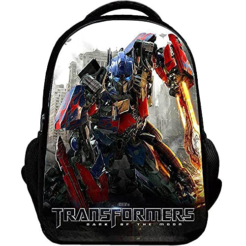 Night K Mochila para niños Transformers 3D Estudiantes Impresos Adolescentes Mochila Informal Mochila Escolar de Almacenamiento Grande para niños de 6 a 12 años B-29 * 18 * 42CM