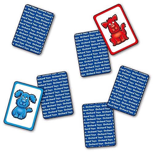 Orchard_Toys Red Dog, Blue Dog - Juego Educativo para Aprender los Colores