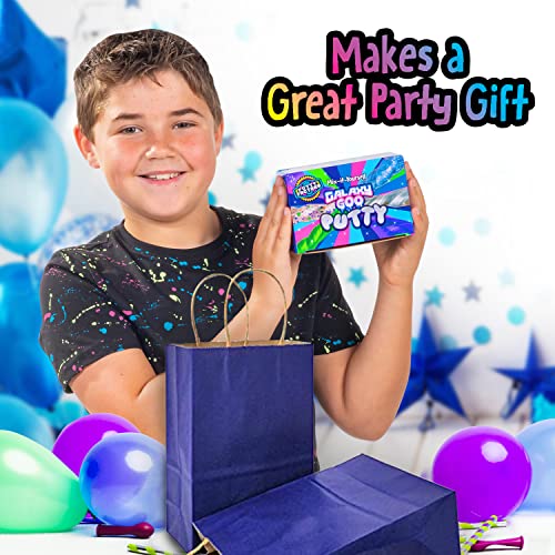 Original Stationery Putty Slime Galáctico Que Brilla en la Oscuridad, 29 Piezas en un Super Kit Infantil de Juego para Aliviar el Estrés y Hacer Experimentos para Niños, Galaxy Space Goo