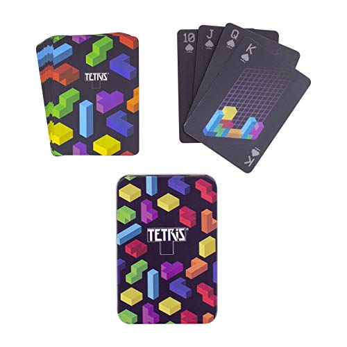 Paladone- Juego de Cartas, Multicolor (Tetris Lenticular Playing Cards) , color/modelo surtido