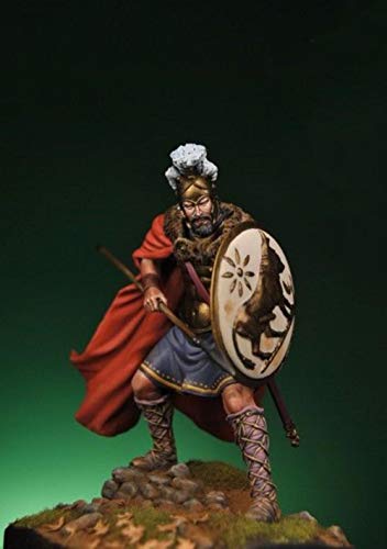 PANGCHENG 1/24 75Mm Soldado Hostus Sardo Punic Aristocrático 75Mm Figura Histórico Kit De Resina Sin Color Modelo En Miniatura