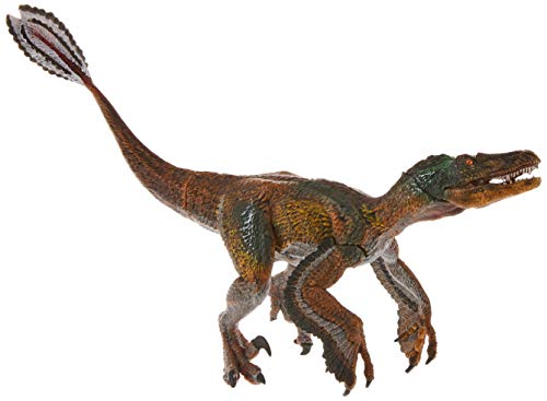 Papo Figura Dinosaurio Velociraptor con Plumas 18X6,6X11CM, Multicolor (55055)