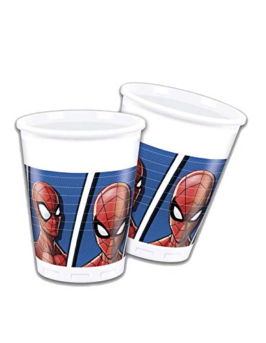 Party Fiesta 8 Vasos Spiderman Time Up 20 Cl