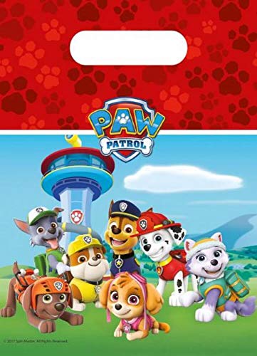 Paw Patrol gechenktüten 6 Pieza 23 x 16,5 cm