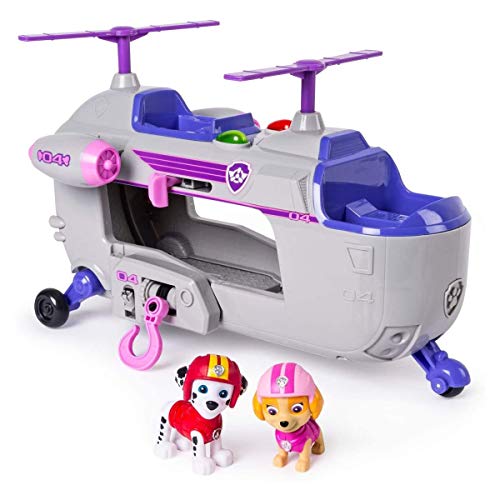 PAW PATROL La Patrulla Canina - Helicóptero de Rescate de Skye con Efectos (Spin Master Ultimate Rescue SG_B07G1D6T1P_US)