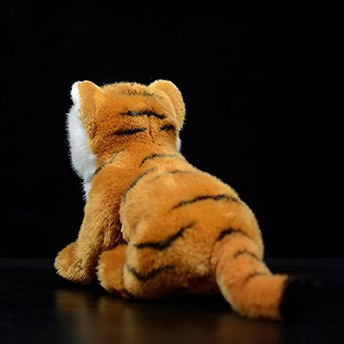 Peluches Lindo Tigre de Bengala Juguete de Peluche Vida Real Amarillo Panthera Tigris Tigris muñeca Suave Realista Animal Relleno simulación niños Regalo Modelo