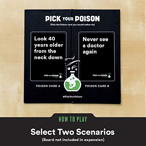 Pick Your Poison Expansión del juego de cartas NSFW: el juego de fiesta "¿Qué harías que hagas?" - NSFW