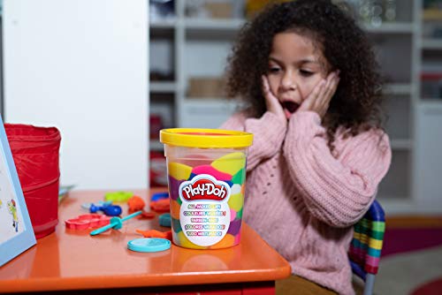 Play-Doh, All Mixed Up-Tarro Grande para modelar a Partir de 2 años, no tóxica, 1,25 kg, Multicolor (Hasbro F4684)