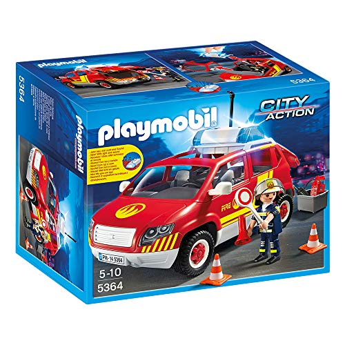 Playmobil Fire Chief's Car with Lights and Sound - City 5364