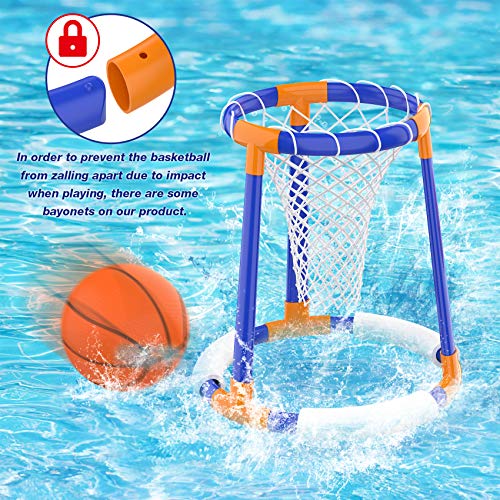 Pool Basketball Hoop, Canasta Piscina Hinchable,Porterias Waterpolo,Piscina Bebe,Canasta Juguetes Piscina,Juegos Piscina,Juguetes Piscina NiñOs