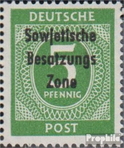 Prophila Collection soviética Zona (aliada.ocupación.) 207V, abreviada pliegos del Sur (Campo 25) 1948 Zona de ocupación soviética-sobretasa (Sellos para los coleccionistas)