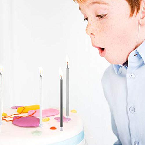 PUDSIRN - Juego de 26 velas de cumpleaños con números, 10 piezas de decoración para tartas con purpurina, número 0-9, con 16 velas de cumpleaños de corazón, estrella y largo(dorado）