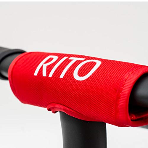 QPLAY Triciclo Evolutivo para Bebés con Ruedas de Aire Rito - Plegable - Rojo - De 10 a 36 Meses - Peso máximo soportable 25kg