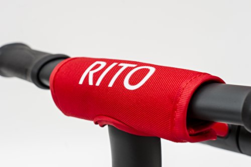 QPLAY Triciclo Evolutivo para Bebés con Ruedas de Aire Rito - Plegable - Rojo - De 10 a 36 Meses - Peso máximo soportable 25kg