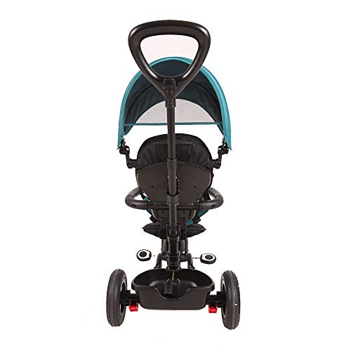 QPLAY Triciclo Evolutivo para Bebés Rito Air - Plegable - con Pedales - Verde - De 10 a 36 Meses - Peso máximo soportable 25kg