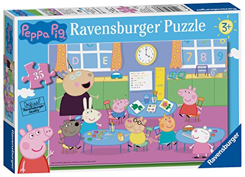 Ravensburger 08627 Puzzle Peppa Pig, Puzzle 35 Piezas, Rompecabezas para Niños y Niñas, Edad Recomandada 5+