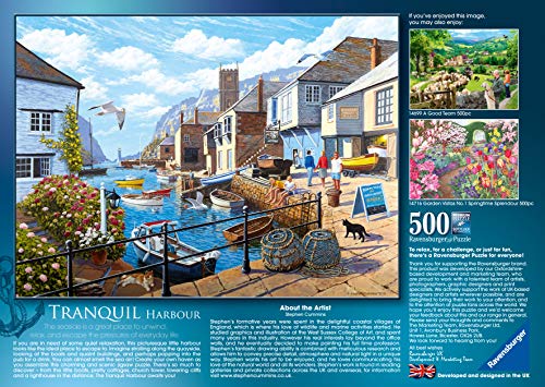 Ravensburger de Tranquilidad Harbour 500pc Rompecabezas