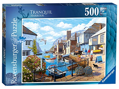 Ravensburger de Tranquilidad Harbour 500pc Rompecabezas