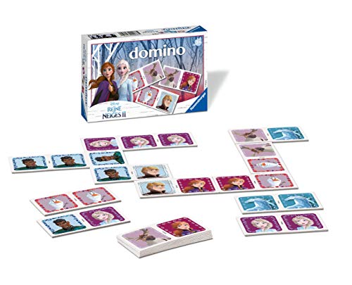 Ravensburger- Domino La Reine Des Neiges 2 Disney Frozen Jeu Educatif, Color (4005556242665)