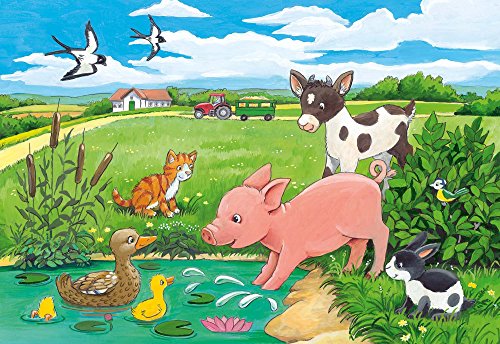 Ravensburger Puzzle, Cachorros de Campo, Puzzles para Niños, Edad Recomendada 3+, 07582 9