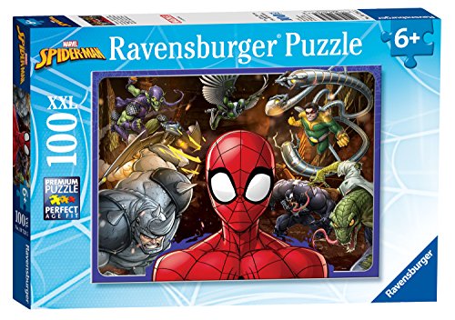 Ravensburger-Spider-Man Puzzle 100 Piezas, Spiderman, (10728)