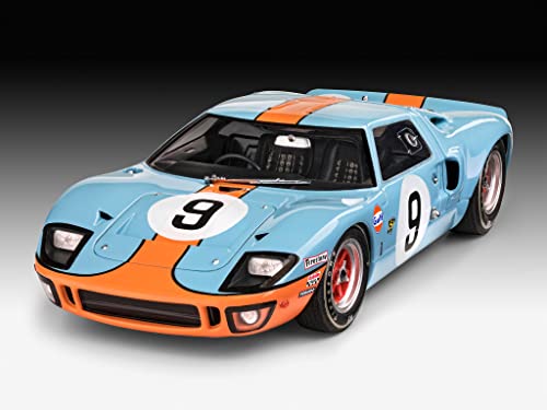 Revell 07696 Vell Ford GT 40 Le Mans 1968 Limited Edition-Kit de Modelado (Escala 1:24), Color sin barnizar