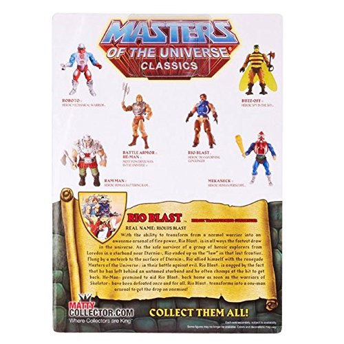 Rio Blast - Figura de acción de los maestros del universo Classics