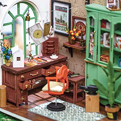 Rolife DIY Casas de Muñecas Miniaturas Madera para Montar Miniature House Maquetas para Construir Adultos Niñas y Niños 14 Años de Edad hasta Vida Maravillosa, Jimmy's Studio