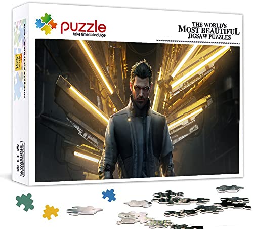 Rompecabezas De 1000 Piezas para Adultos Rompecabezas De Madera Videojuego Deus Ex Posteridad Jigsaw Puzzle De 1000 Piezas Juguete del Rompecabezas del Juego De Los Rompecabezas De La Familia