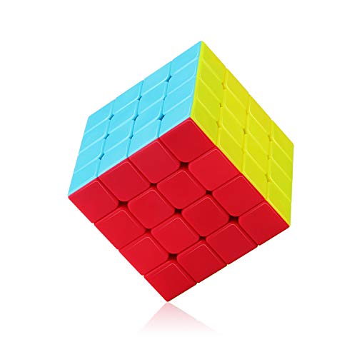 ROXENDA Cubo de Velocidad 4x4 Speed Cube 60mm - Torneado Suave y Rápido: Sólido, Duradero y Stickerless, Gira más Rápido Que el Original (4x4x4)