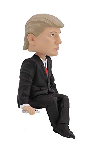 Royal Bobbles - Muñeco cabezón de Donald Trump - Figura para el Ordenador - Media Monitor