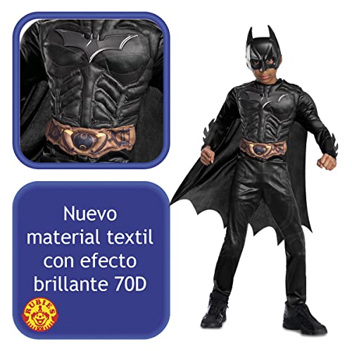 Rubies Batman - Disfraz infantil black line, talla S 3-4 años 702362-S