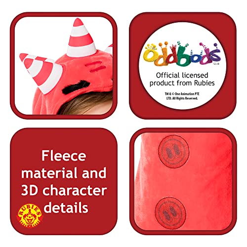 Rubies Disfraz Fuse Preschool, Oddbods, Infantil, Talla 2-3 años (301198-T