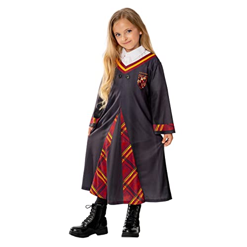 Rubies Disfraz Harry Potter para niños y niñas, Túnica unisex con detalles impresos. Disfraz Oficial de Harry Potter para Halloween, Navidad, Carnaval y cumpleaños