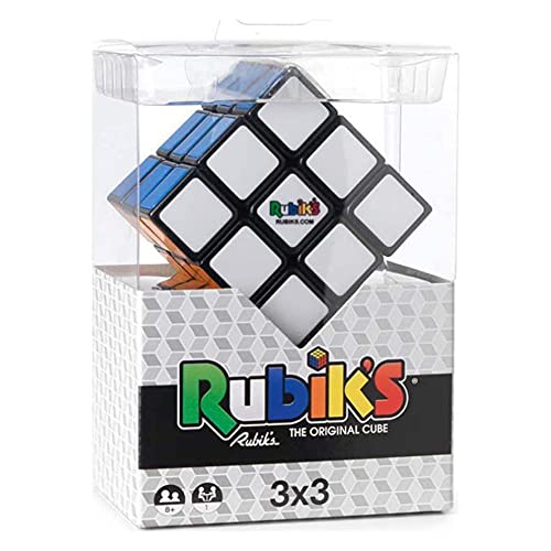 Rubik's Cube | El Original Rompecabezas de 3 x 3 a Juego con Color, Cubo clásico para Resolver Problemas, Individual (6062651)